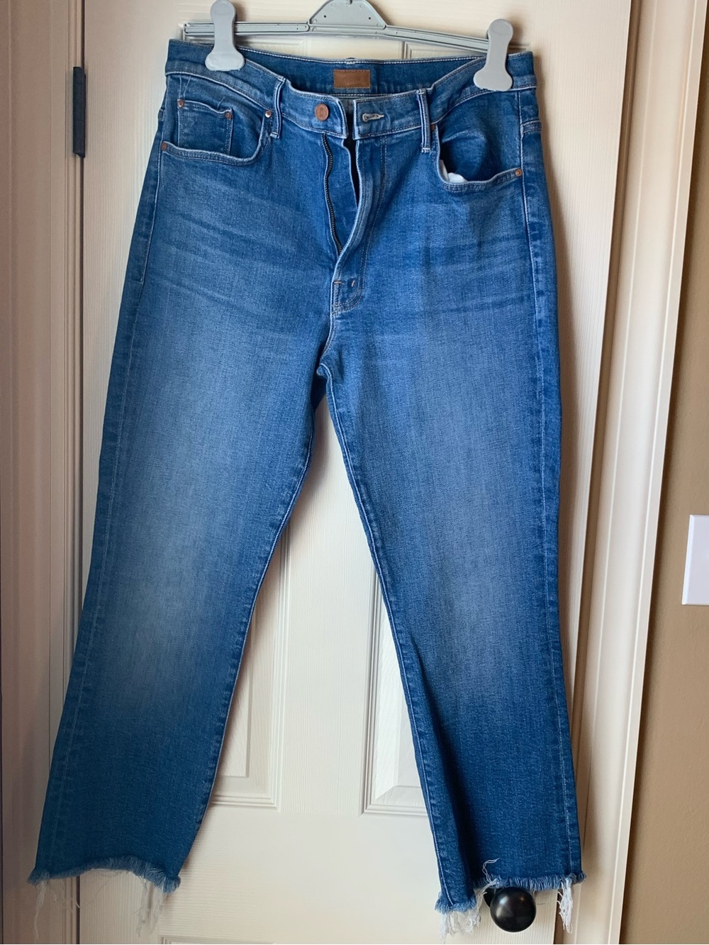 Like New - Mother - The Insider Ankle Fray - Eager Beaver - Size 34